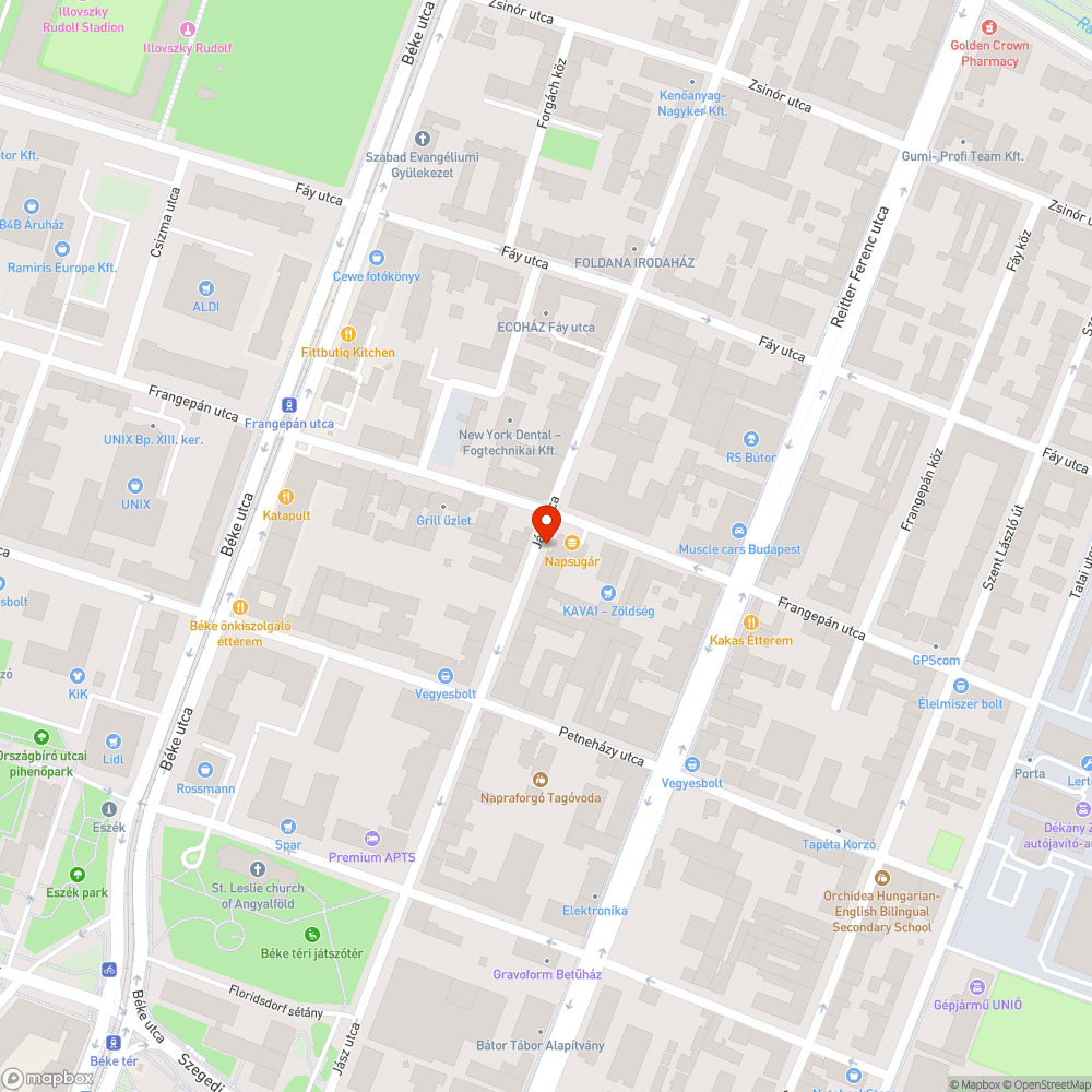 XIII Jasz utca 70 lyukak az aszfalton bejelentés helye