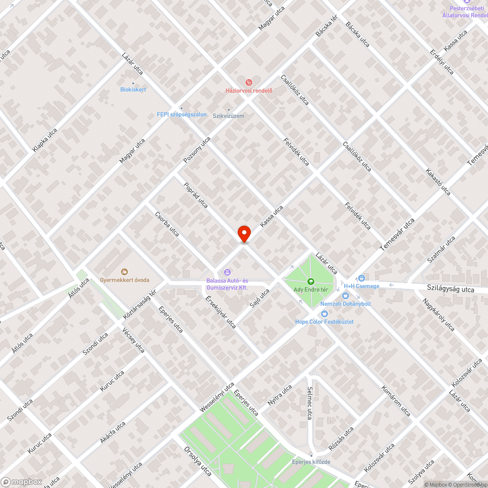 Hiányzó utcanévtáblák bejelentés helye