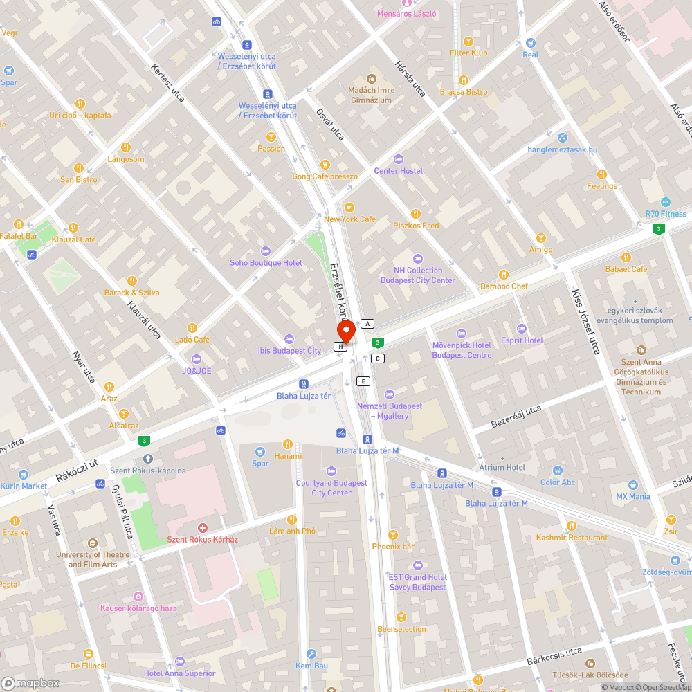 Kerékpár roncs a Balah Lujza téren bejelentés helye