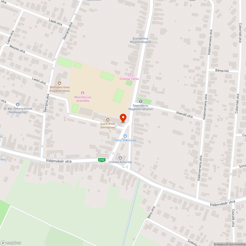 Beszakadt fedél bejelentés helye