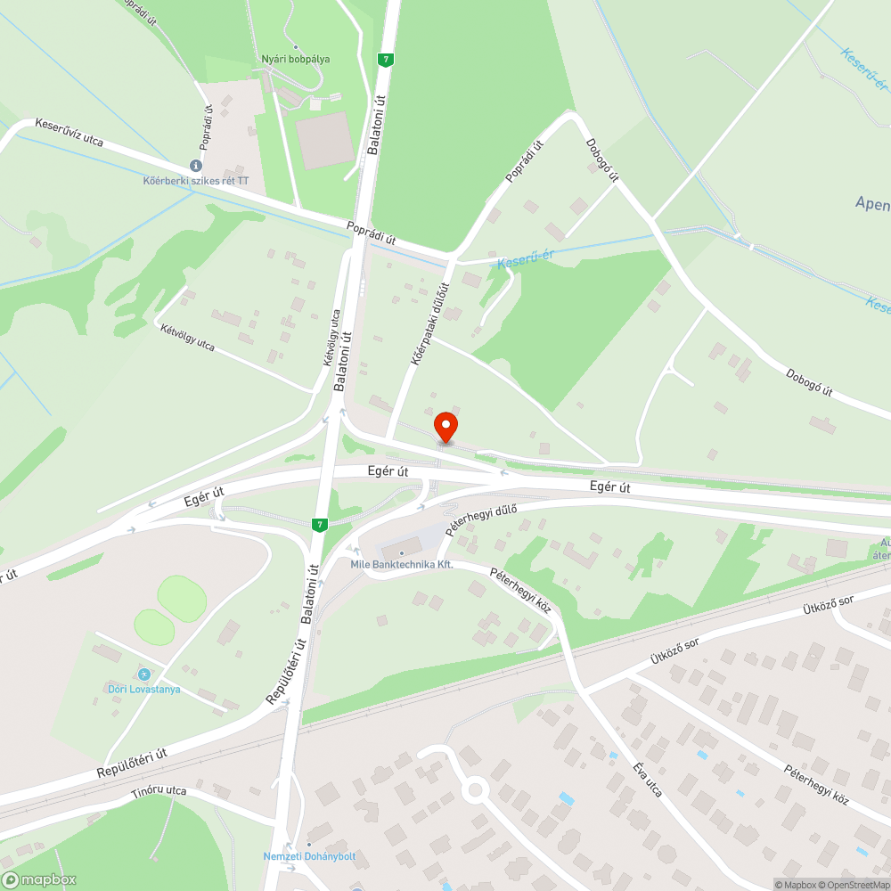 Illegális szemétlerakó a kerékpárúton bejelentés helye