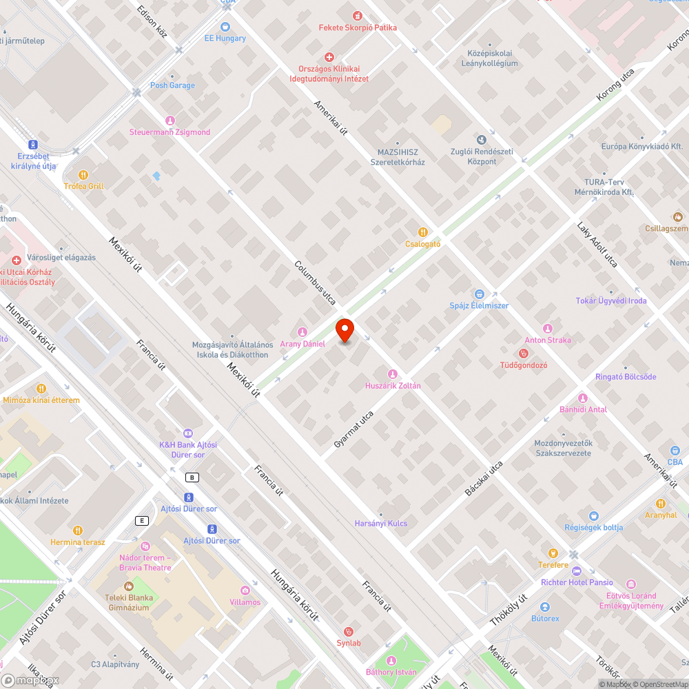 Halott fa a védett fasorban 1. bejelentés helye