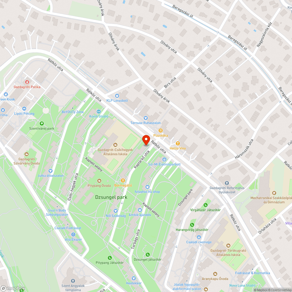 kátyú több helyen az utcában bejelentés helye