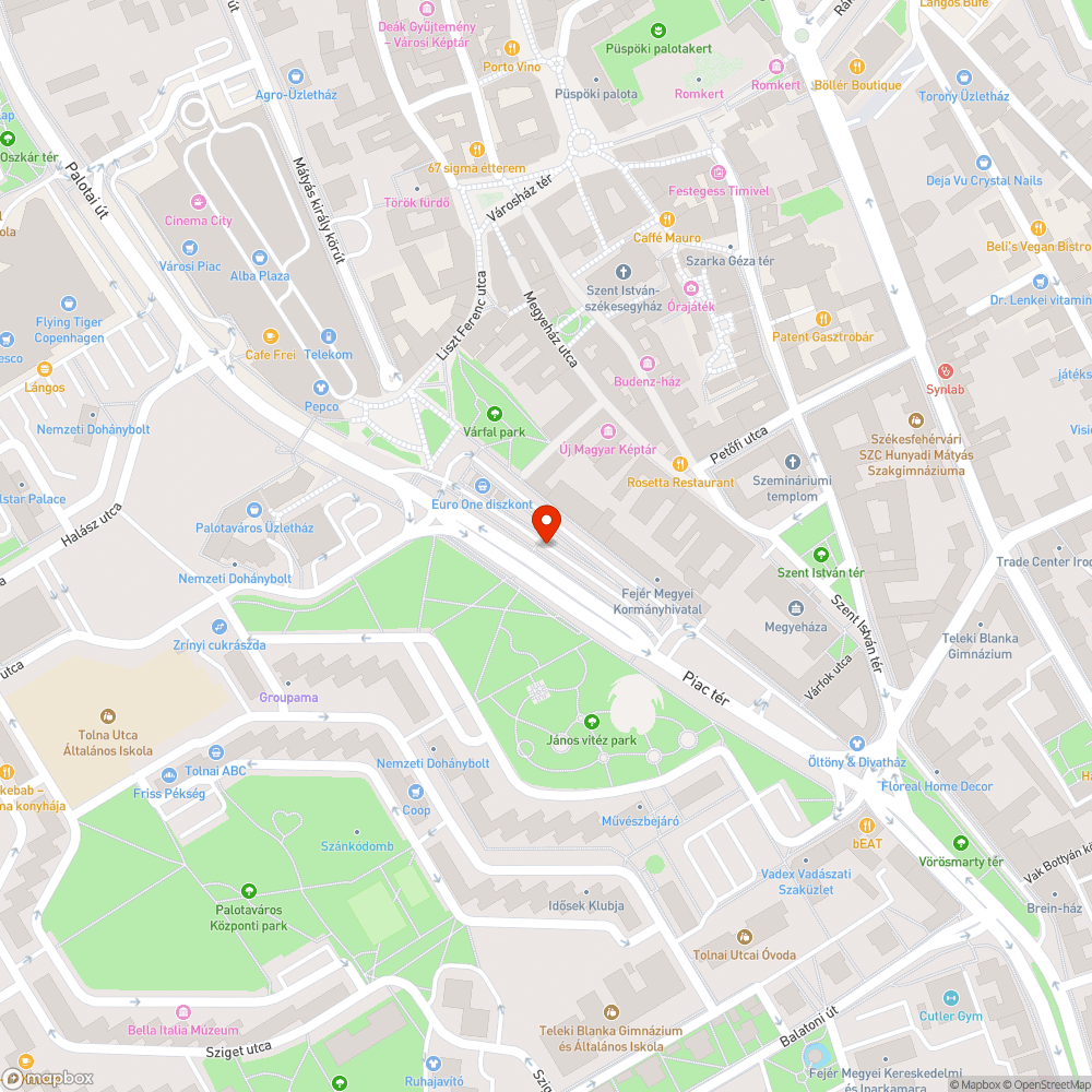 Sarkos szegely a parkoloban bejelentés helye