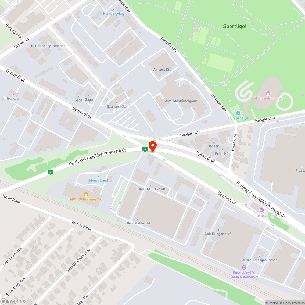 Beszakadó aknafedél bejelentés helye