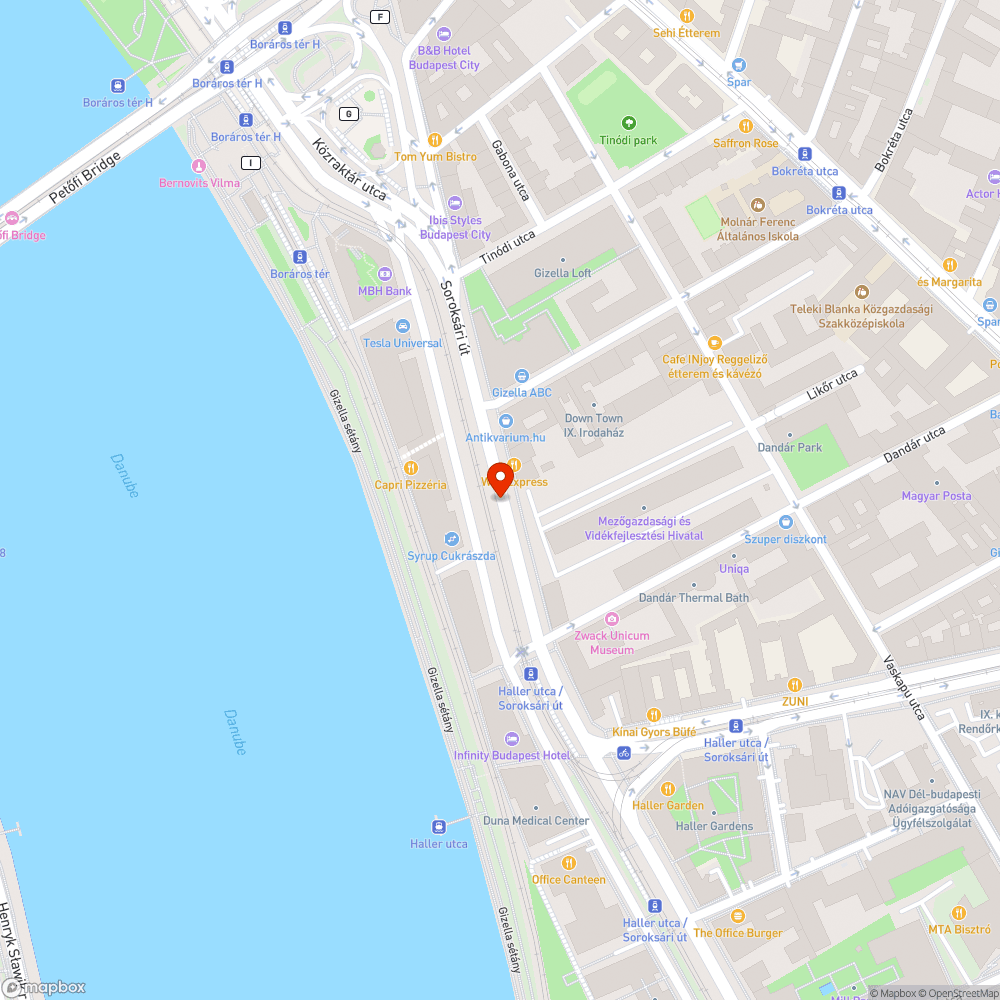 Megsüllyedt csatornafedél és környezete bejelentés helye