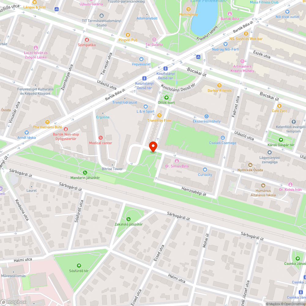 Korábbi színvonalas park helyreállítása bejelentés helye