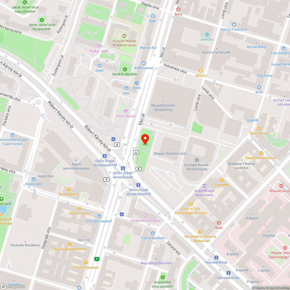 Kiáll a kockakő bejelentés helye