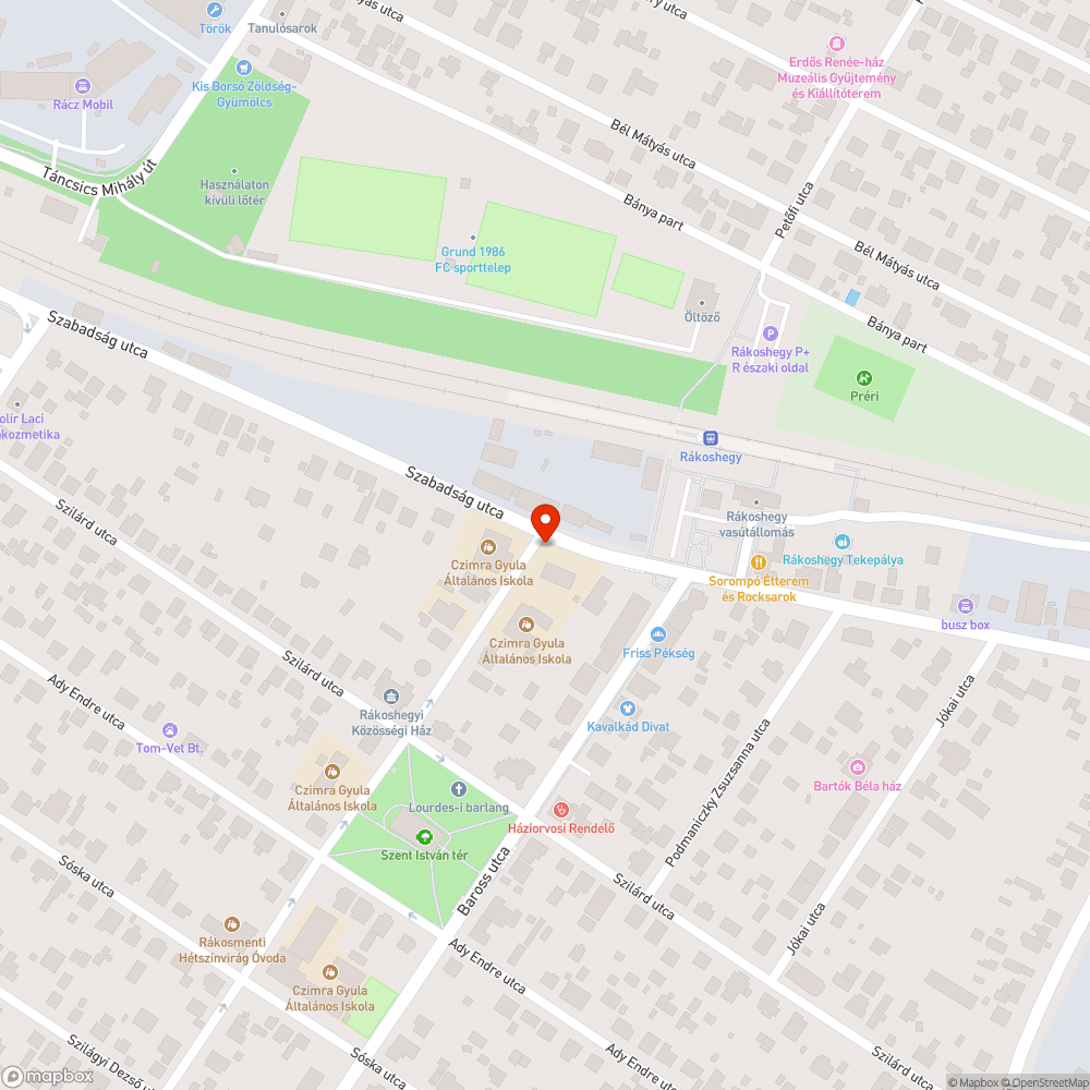 Összefirkát utcanévtábla bejelentés helye