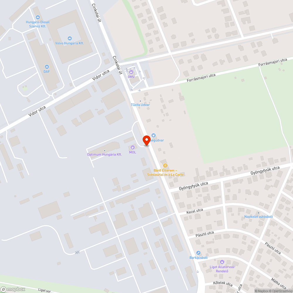 Sóder a bicikliúton bejelentés helye