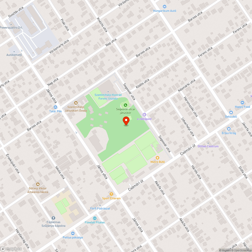 Játszótér kerités megrongálva. bejelentés helye