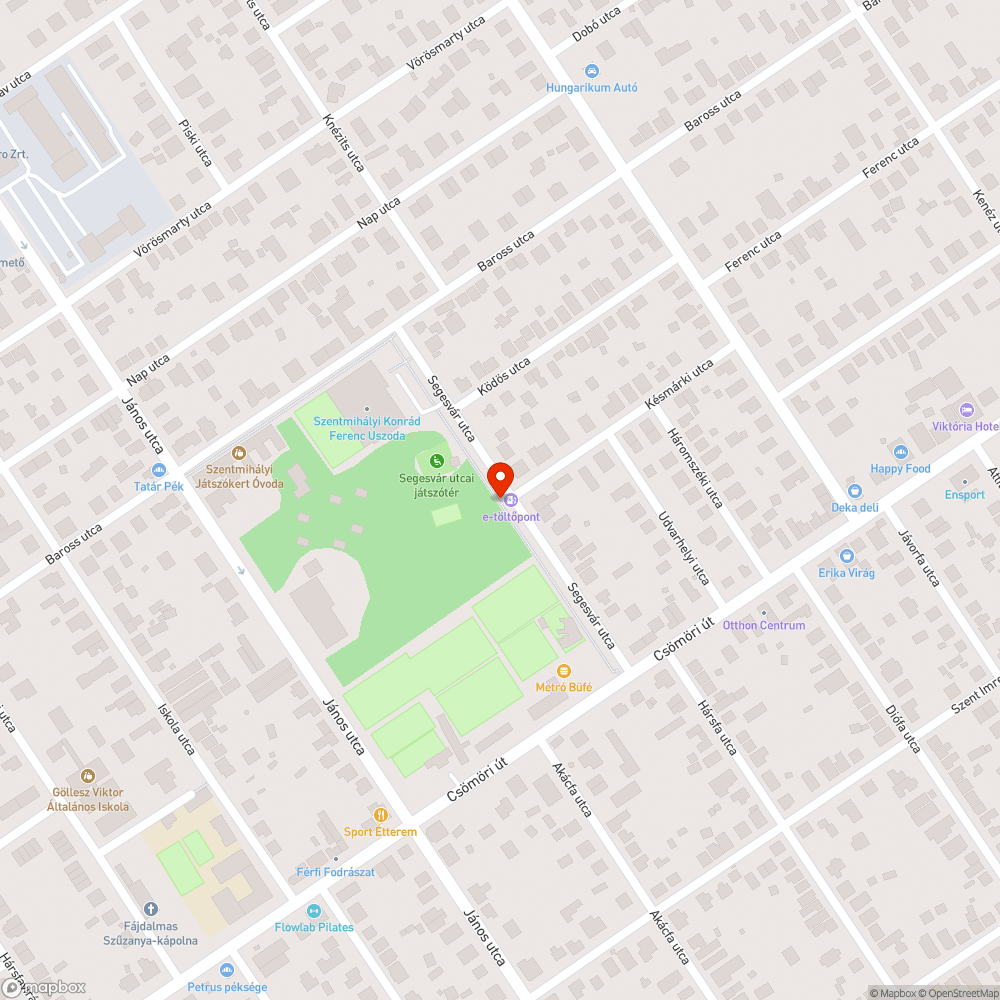 Segesvári játszótér higénia. bejelentés helye