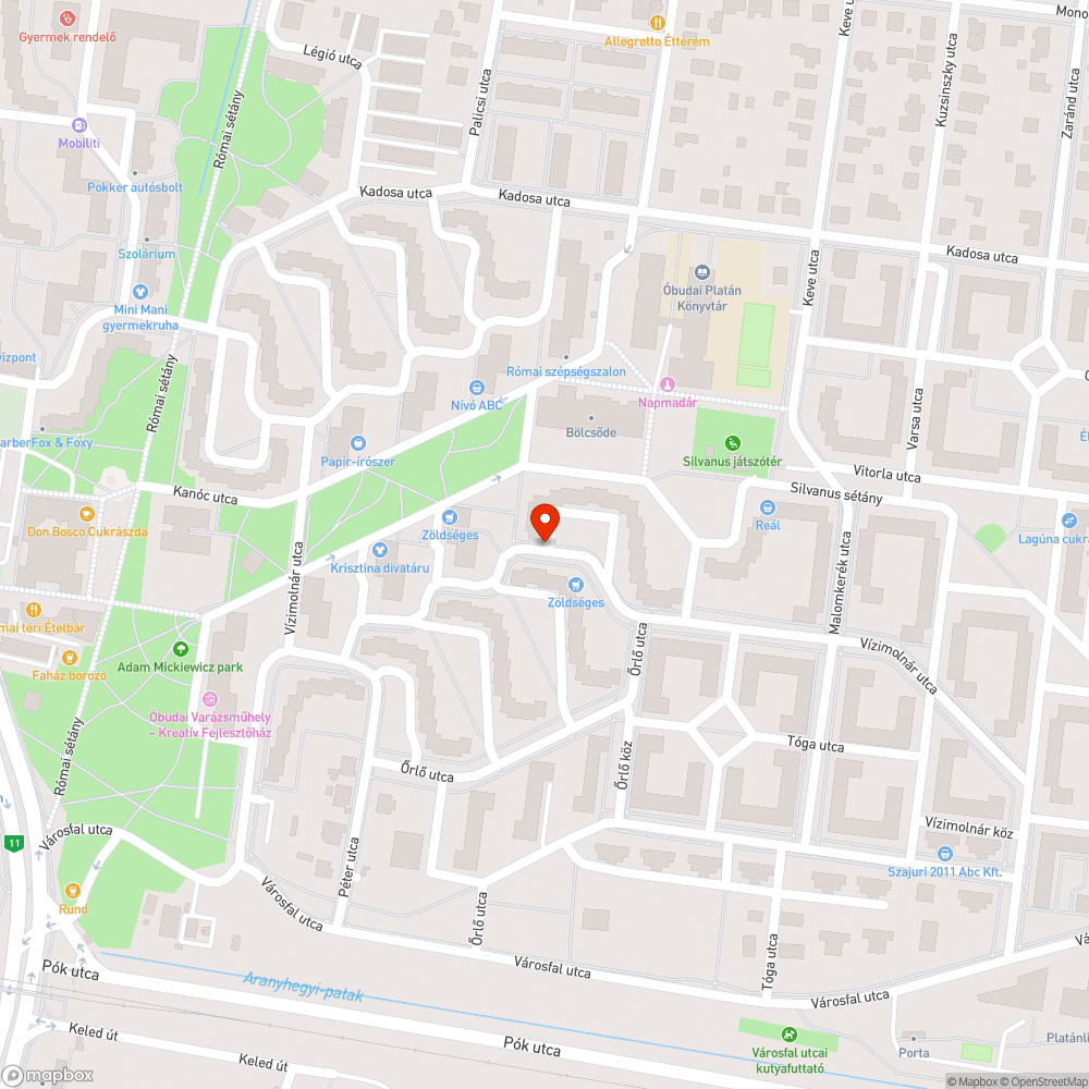 Járdára hajolt faág bejelentés helye