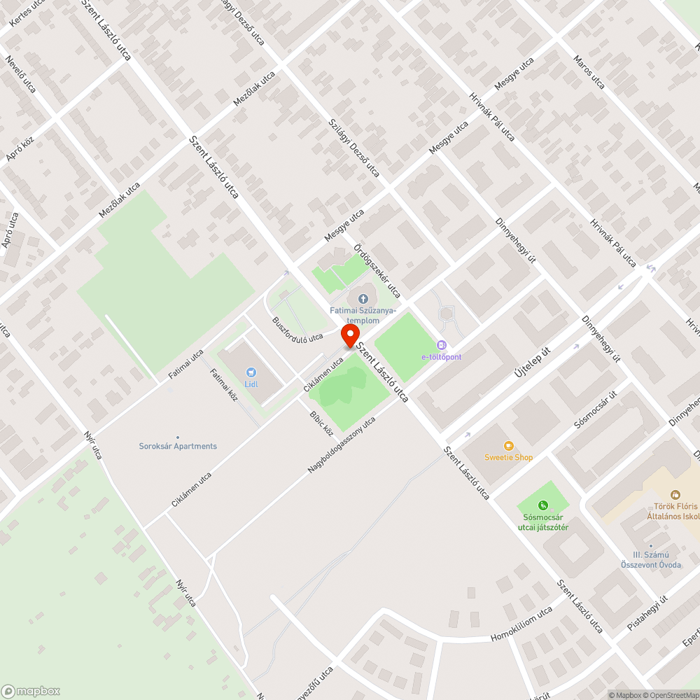 Elhagyott autó bejelentés helye