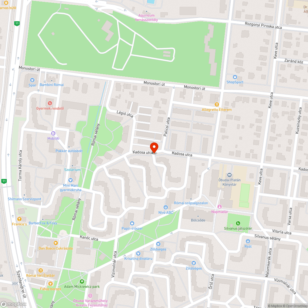 Félbemaradt fapótlás bejelentés helye