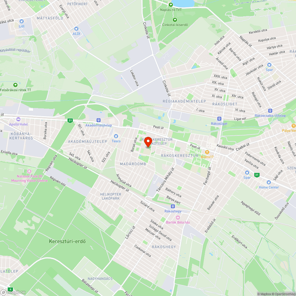 Rongálás bejelentés helye