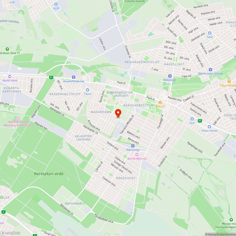 Sérült fekvőrendőr... bejelentés helye