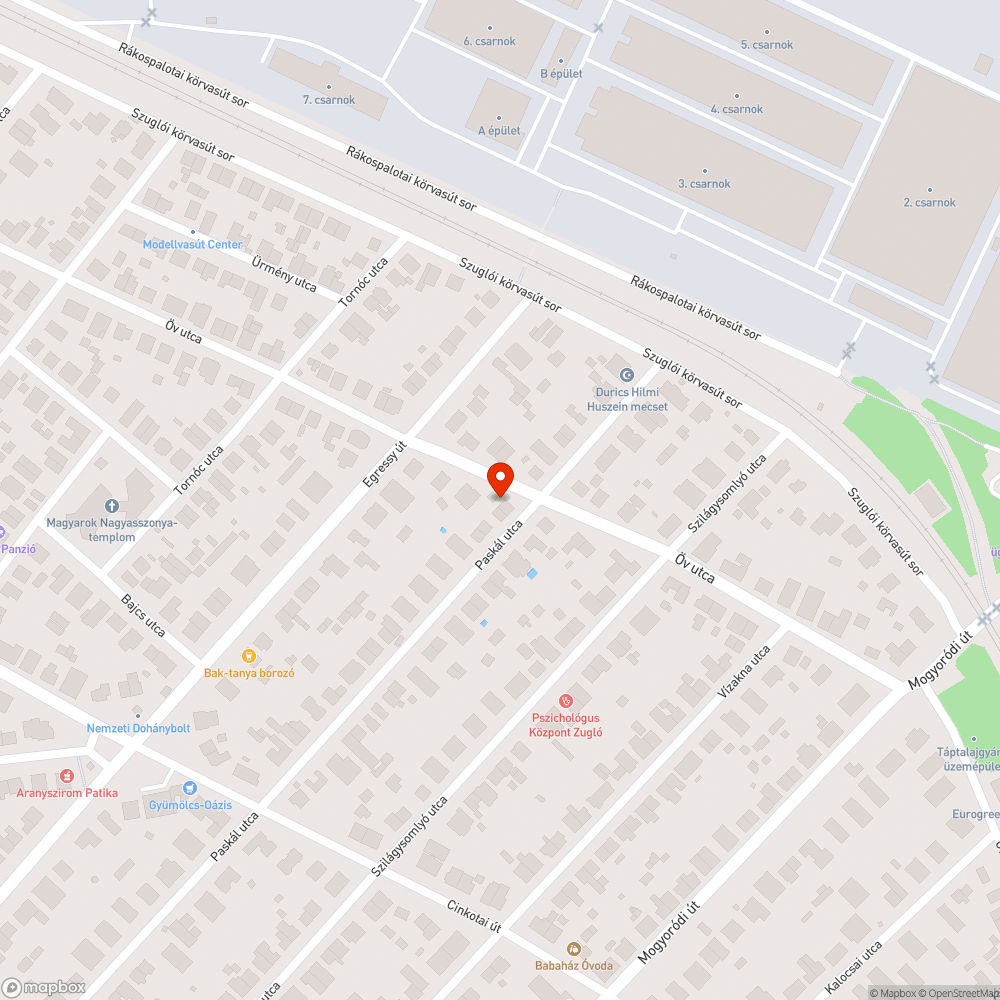 Elhagyott jármű bejelentés helye