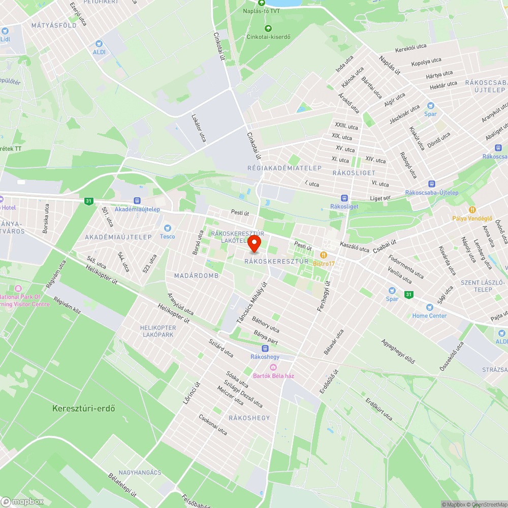 Kátyú a kanyarban... bejelentés helye