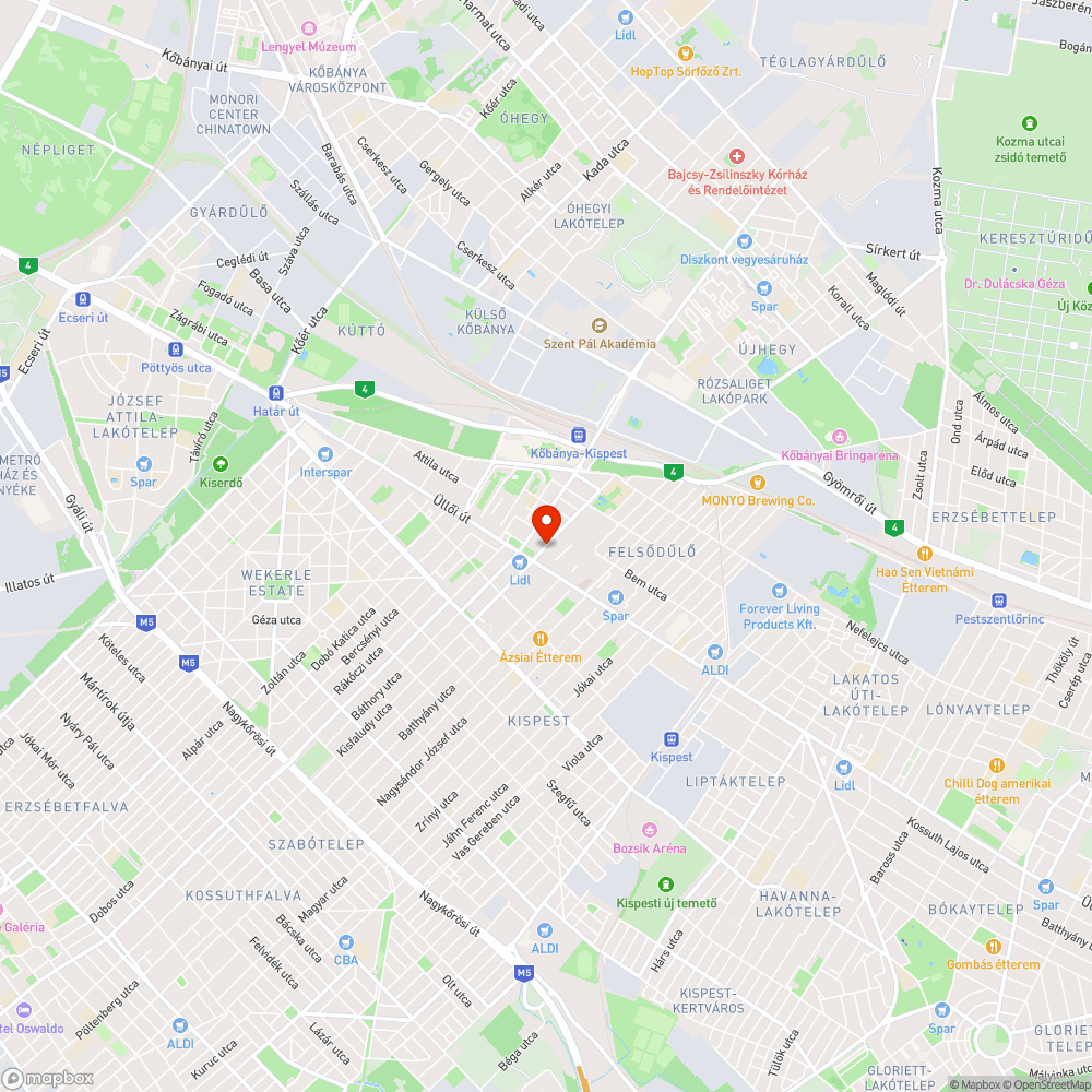 Eldugult Vízelnyelő - Simonyi Zsigmond utca bejelentés helye