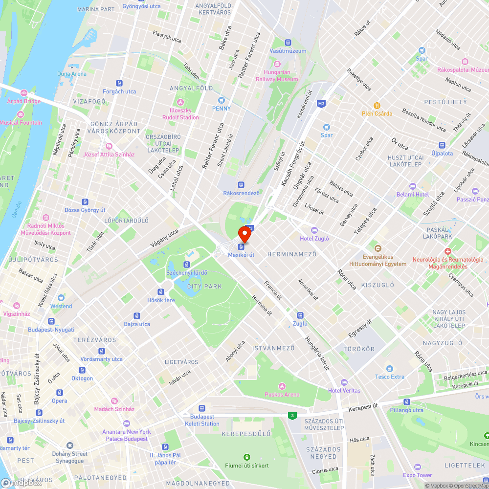 Nem működő BKK automata bejelentés helye