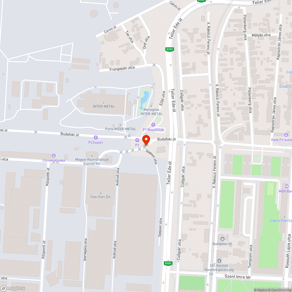 Eldugult Kanálisok Tömkelege bejelentés helye