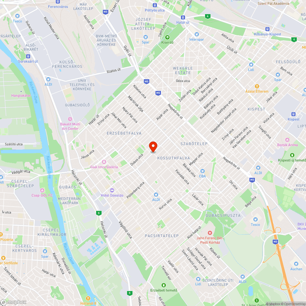 Hiányzó Fényterelők - Nagysándor József utca-Lázár utca bejelentés helye