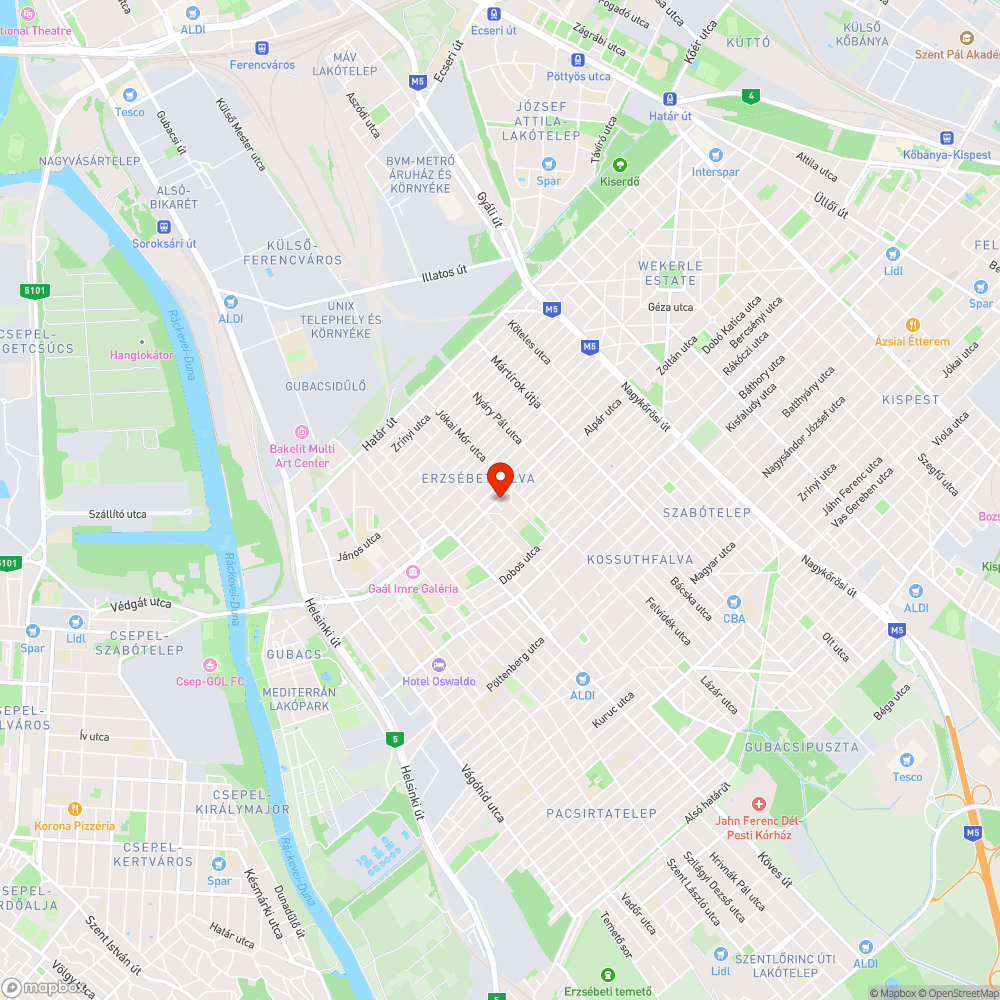 Hiányzó Üveglap - Tátra tér bejelentés helye