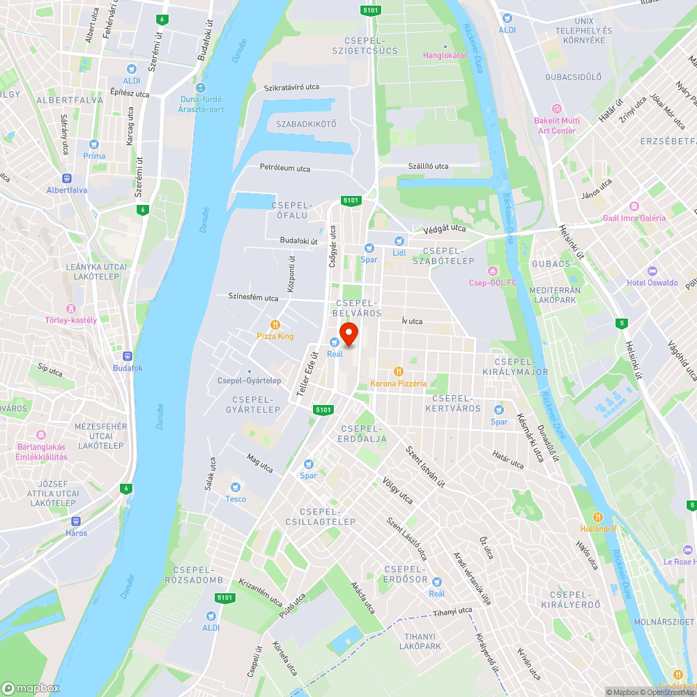 Betongömböstől Kiszetett Pollerek (Ismét Frissítve!) bejelentés helye