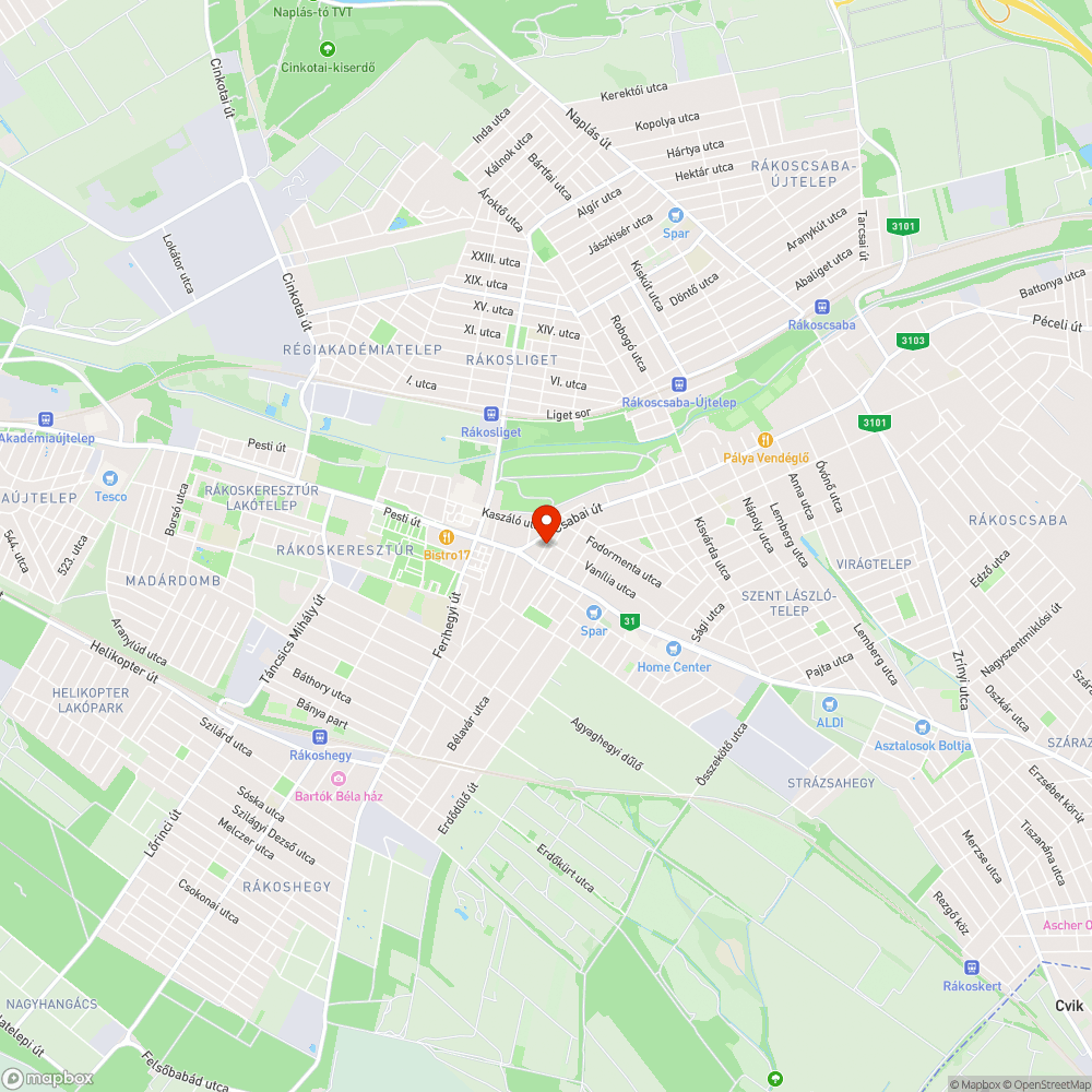 Lassan eltűnő járda bejelentés helye