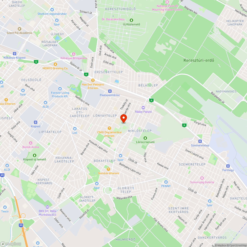 Szemét Önkormányzati területen bejelentés helye