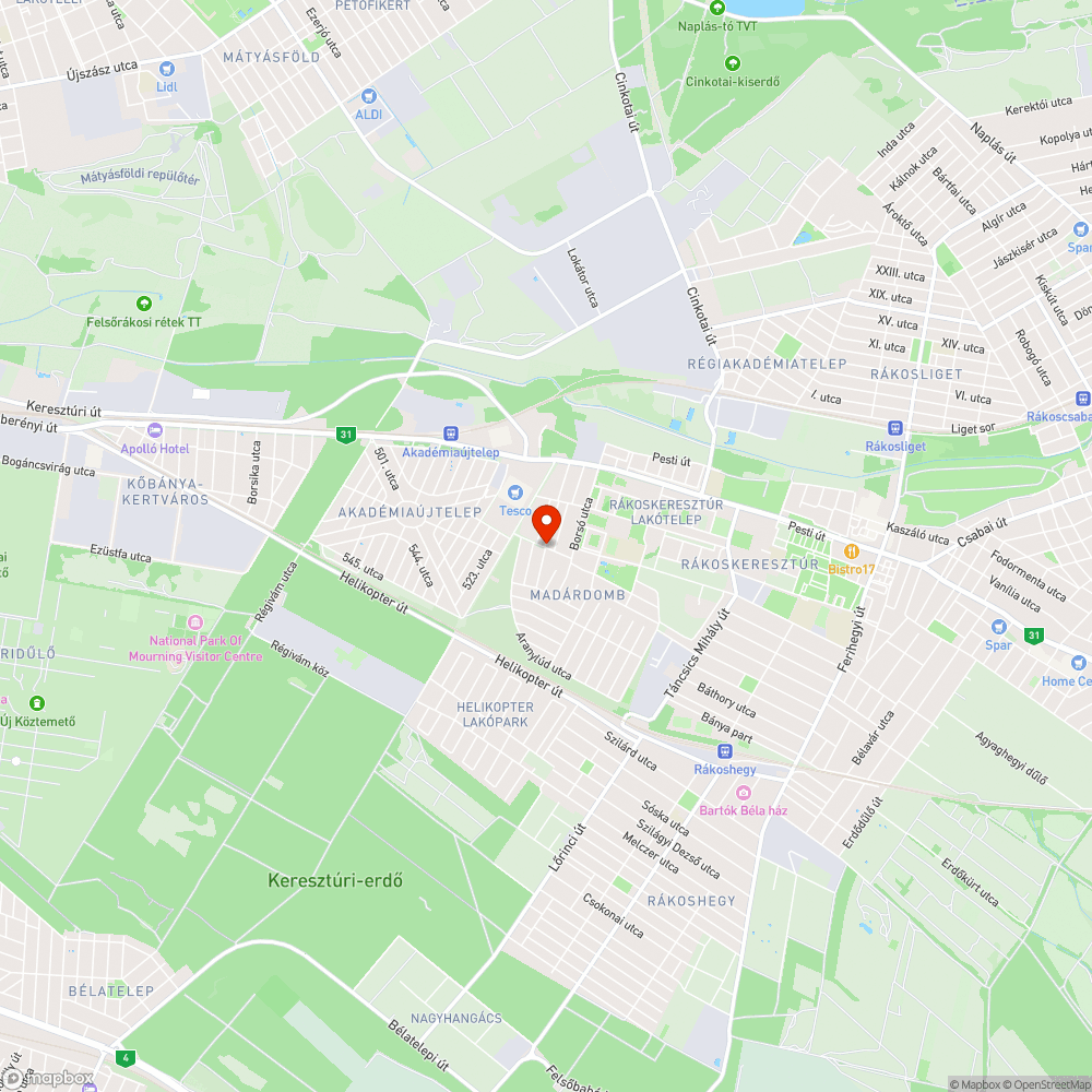 Keréktörő meglepetés a kanyar után... bejelentés helye