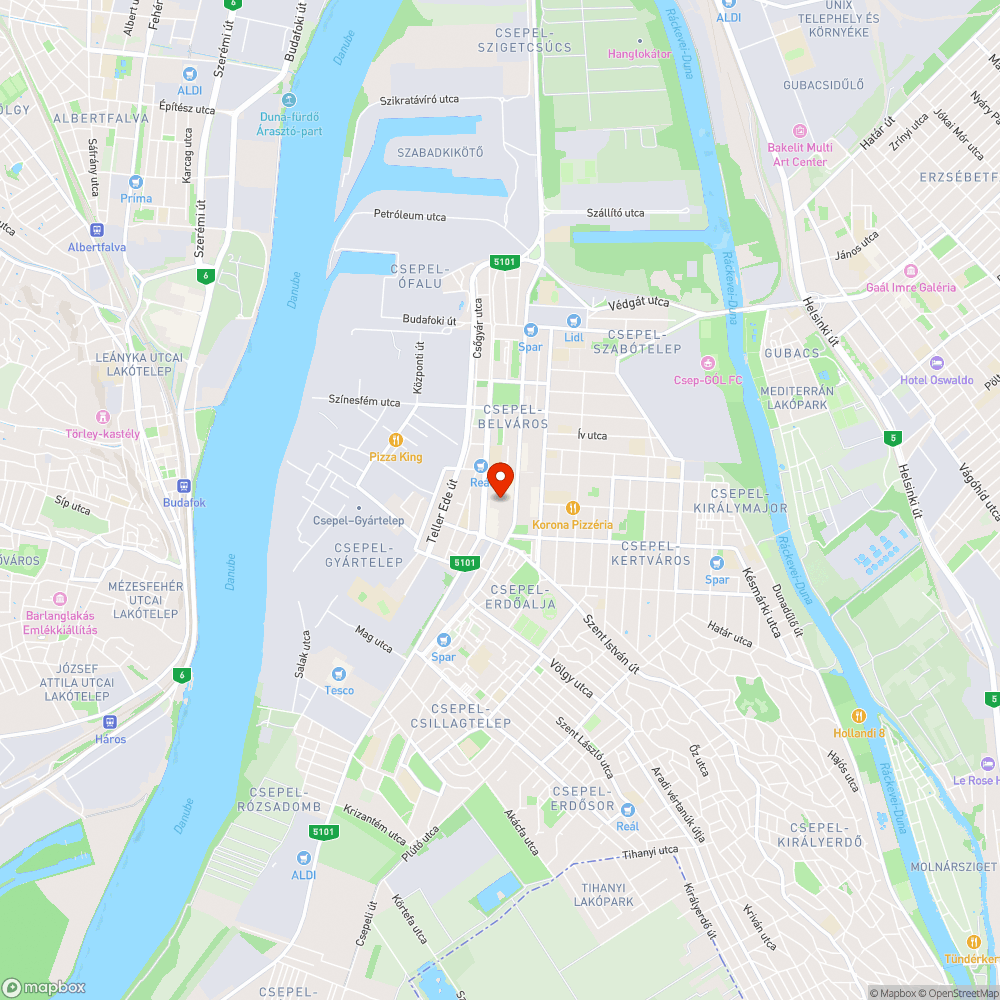 Szeméthalom bejelentés helye