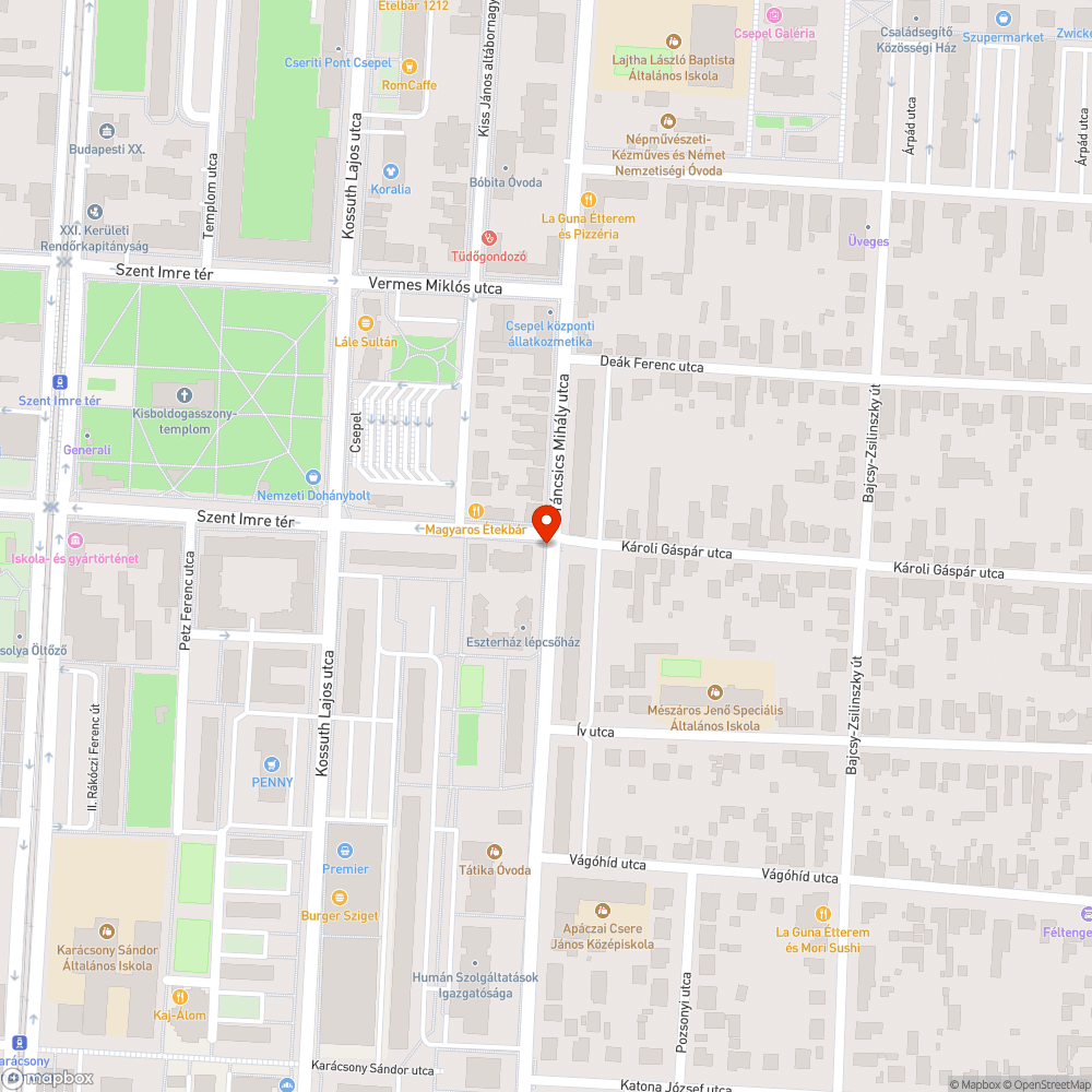 Hiányzó Fényterelő bejelentés helye