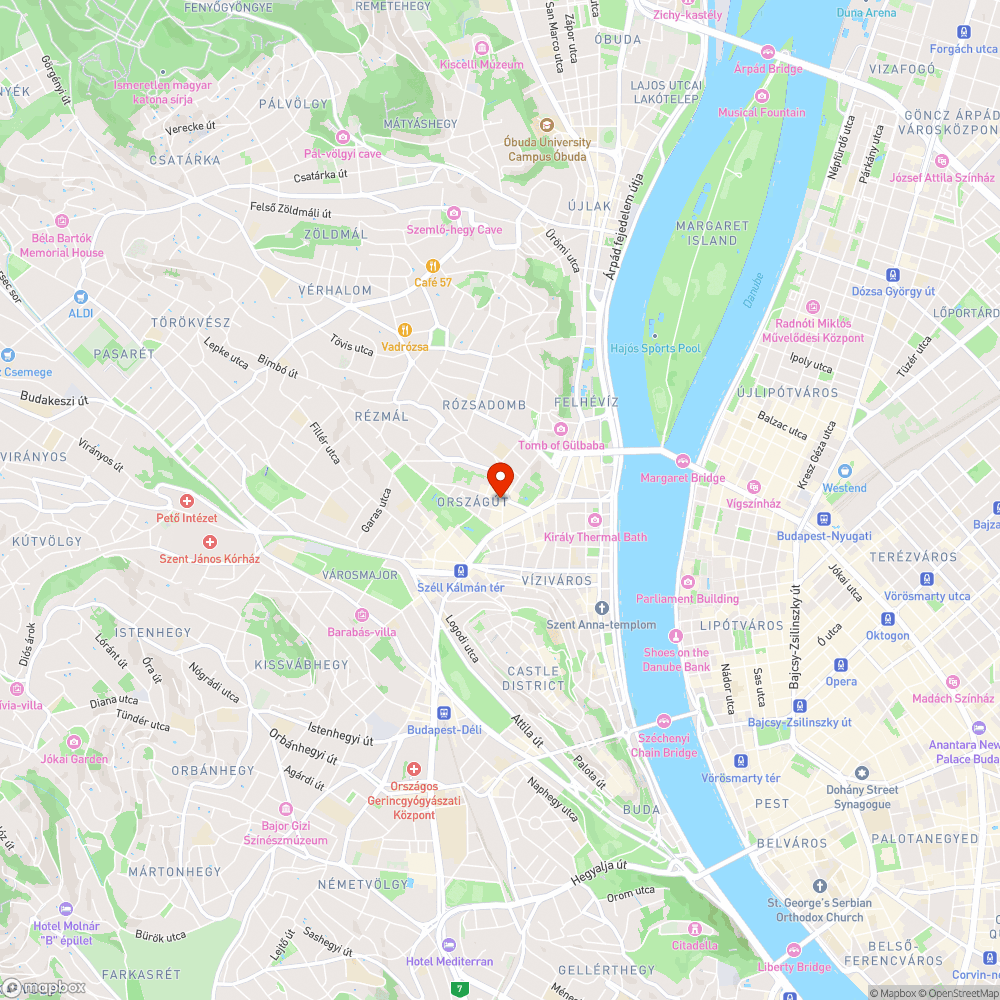 Keleti Károly utcában levágott cölöpök bejelentés helye