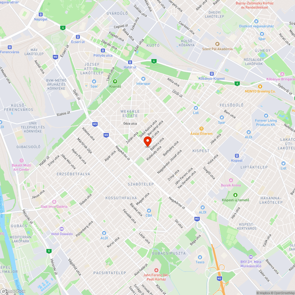 Hiányzó Fényterelő - Hunyadi tér bejelentés helye