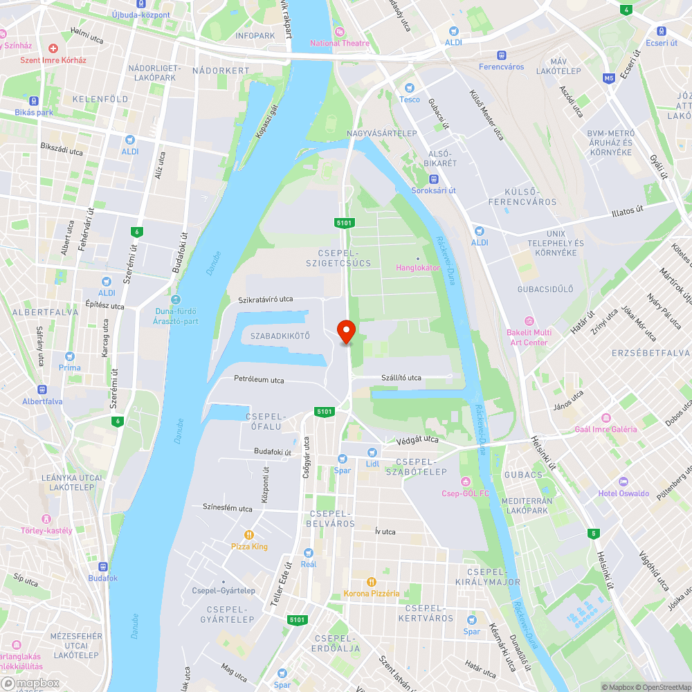 Összefirkált Tükör és Szabadkikötő Felirat bejelentés helye