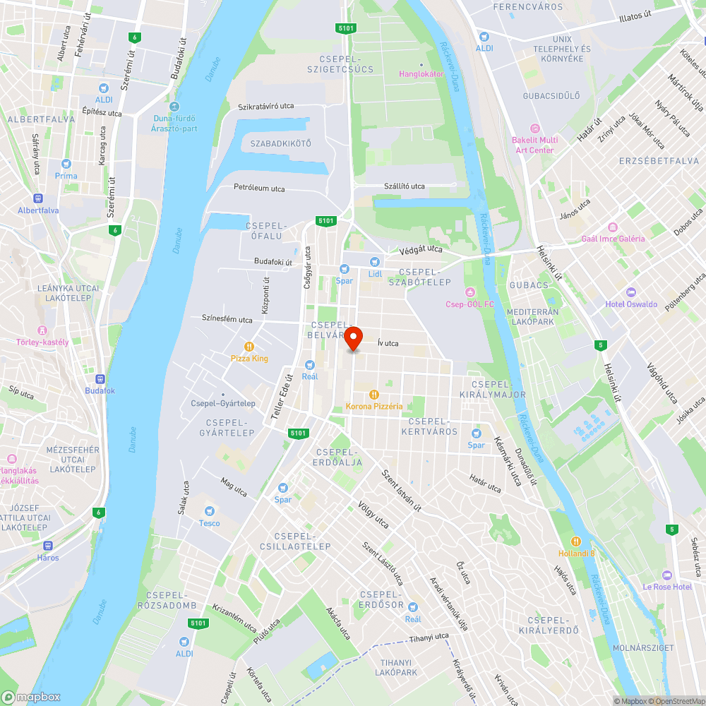 Hiányos Burkolat - Táncsics M. utca bejelentés helye