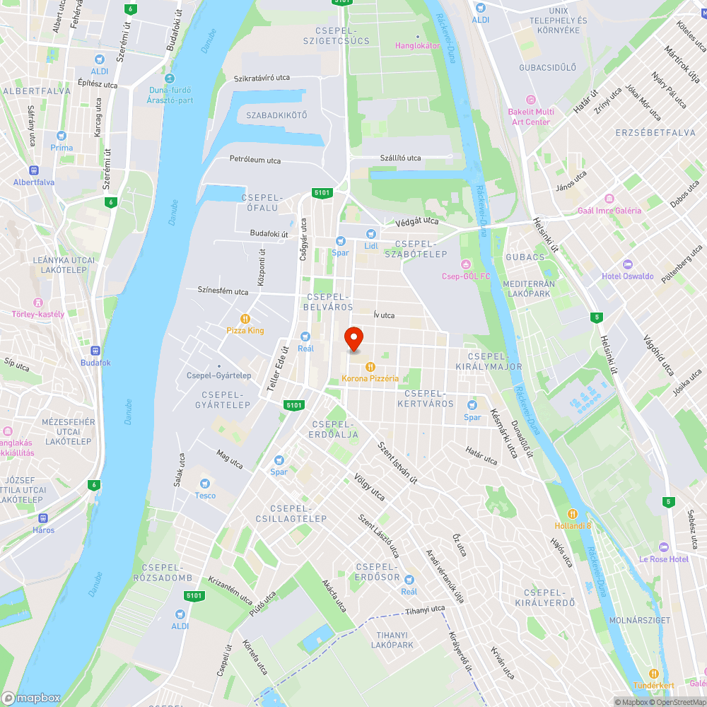 Kommunális Hulladék a Járda Szélén bejelentés helye