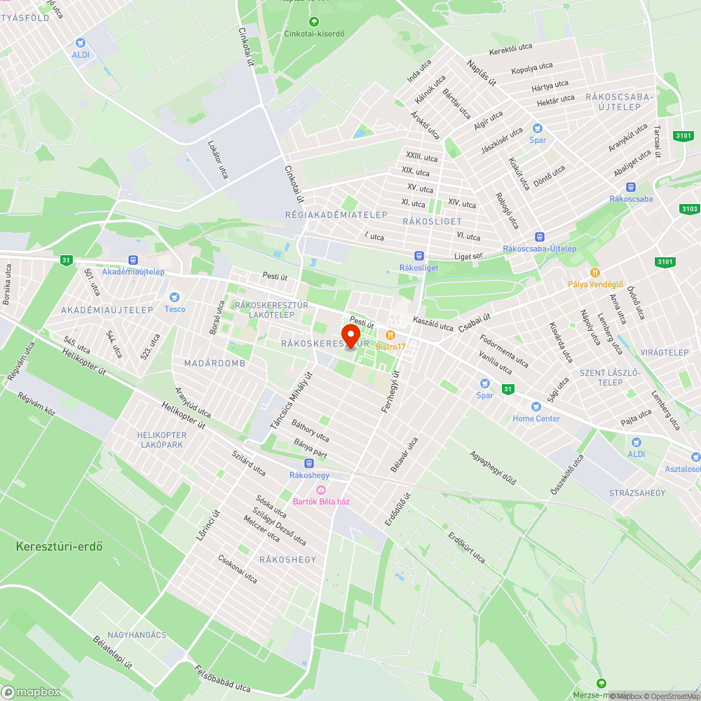 Útsüllyedés bejelentés helye