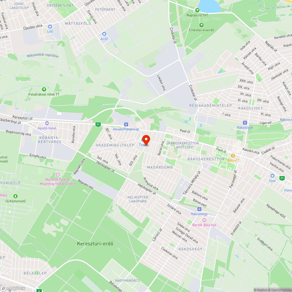 Piroslevelű zöldhulladék :) bejelentés helye