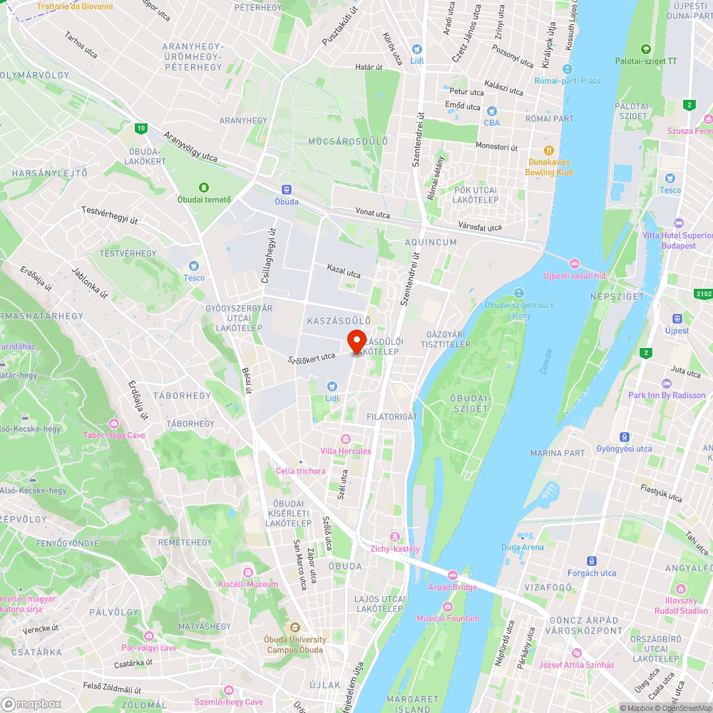 "Fekvőrendőrök" bejelentés helye