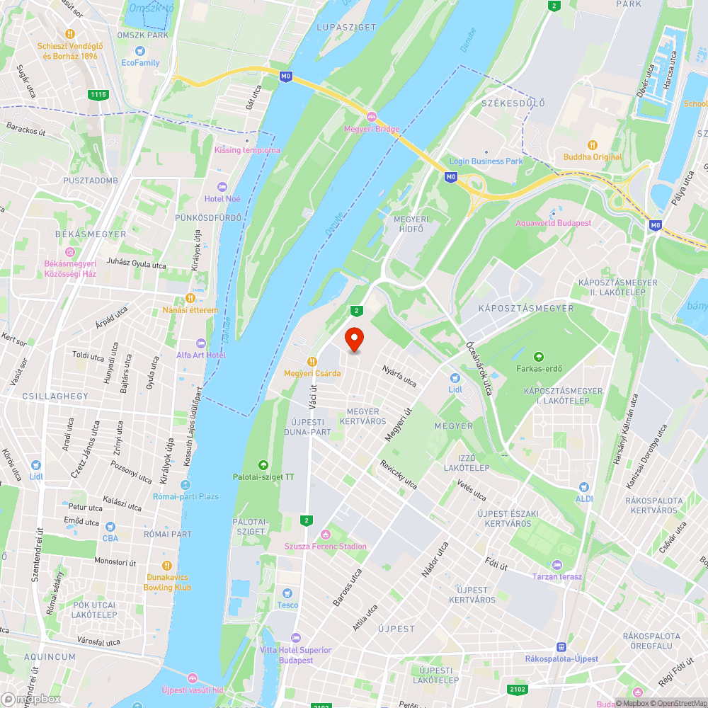 Kihasználatlan parkoló bejelentés helye