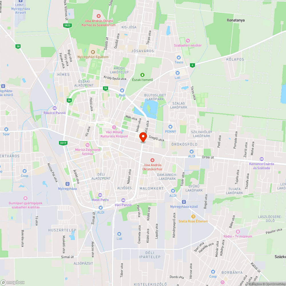 Betört útakadály bejelentés helye