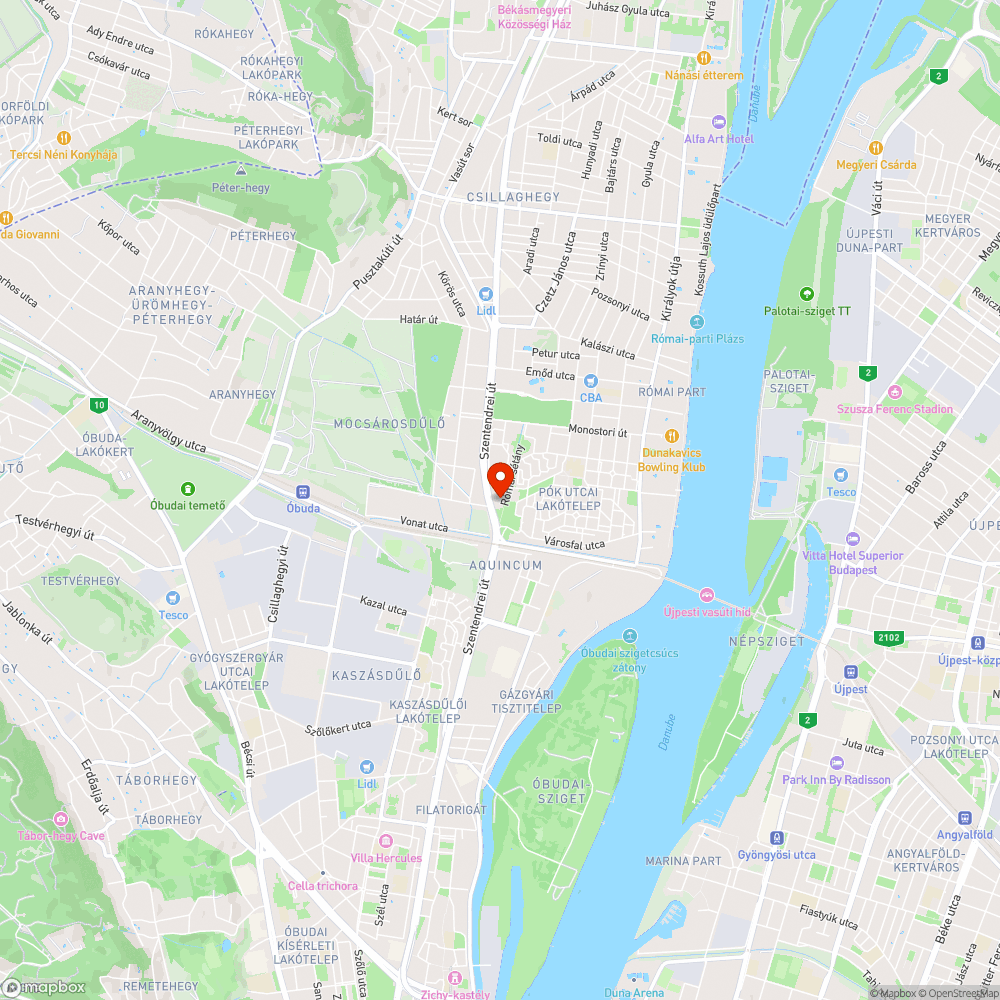 Világóra a Római téren bejelentés helye