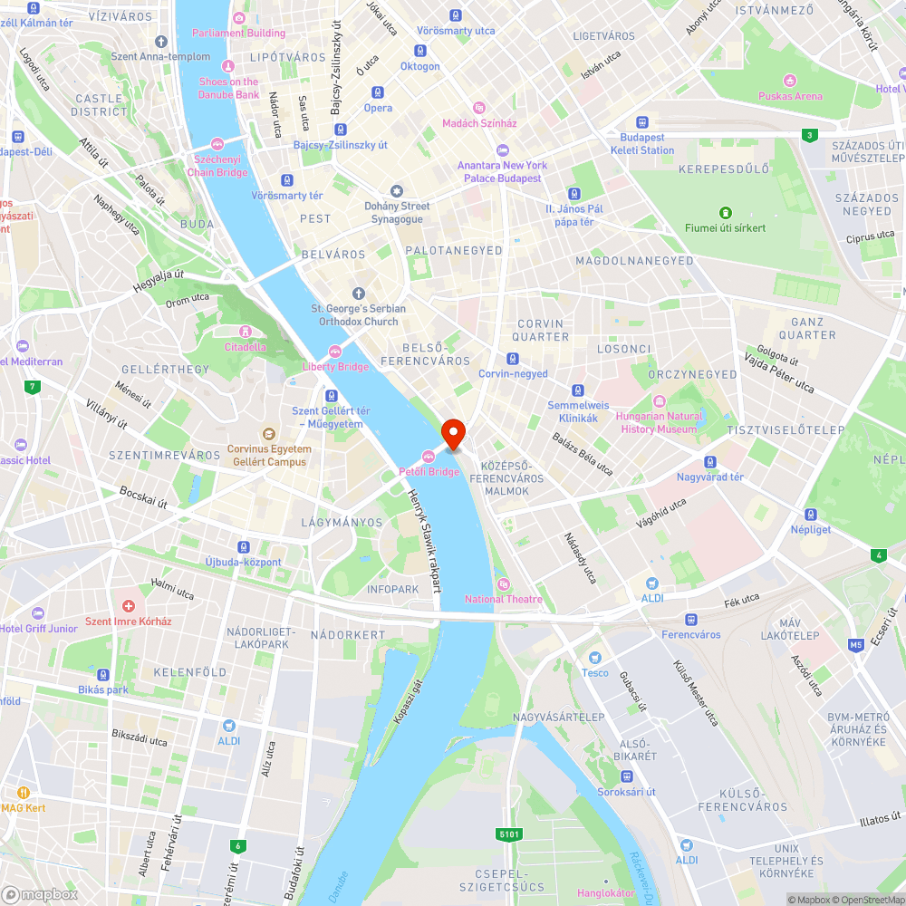 Sötét Lámpa - Gizella sétány bejelentés helye