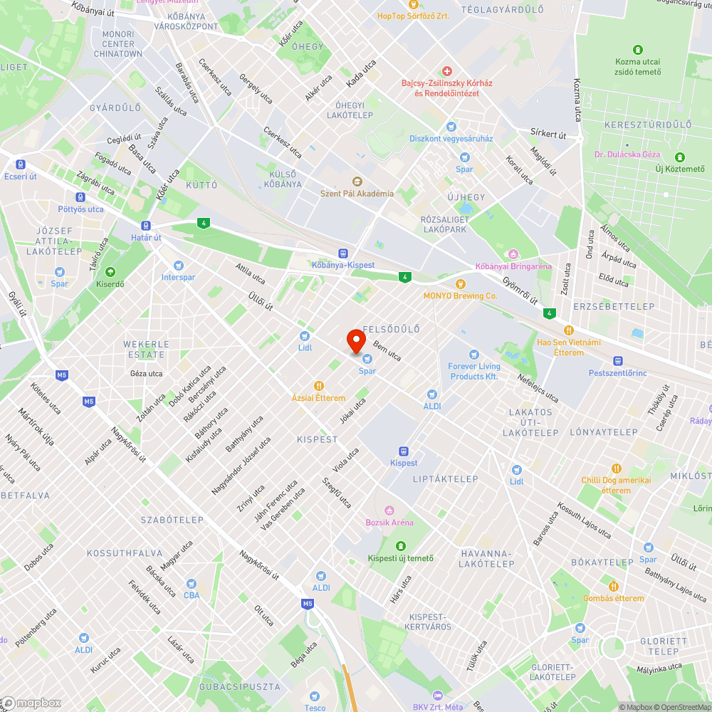 Töredezett, repedezett útburkolat bejelentés helye