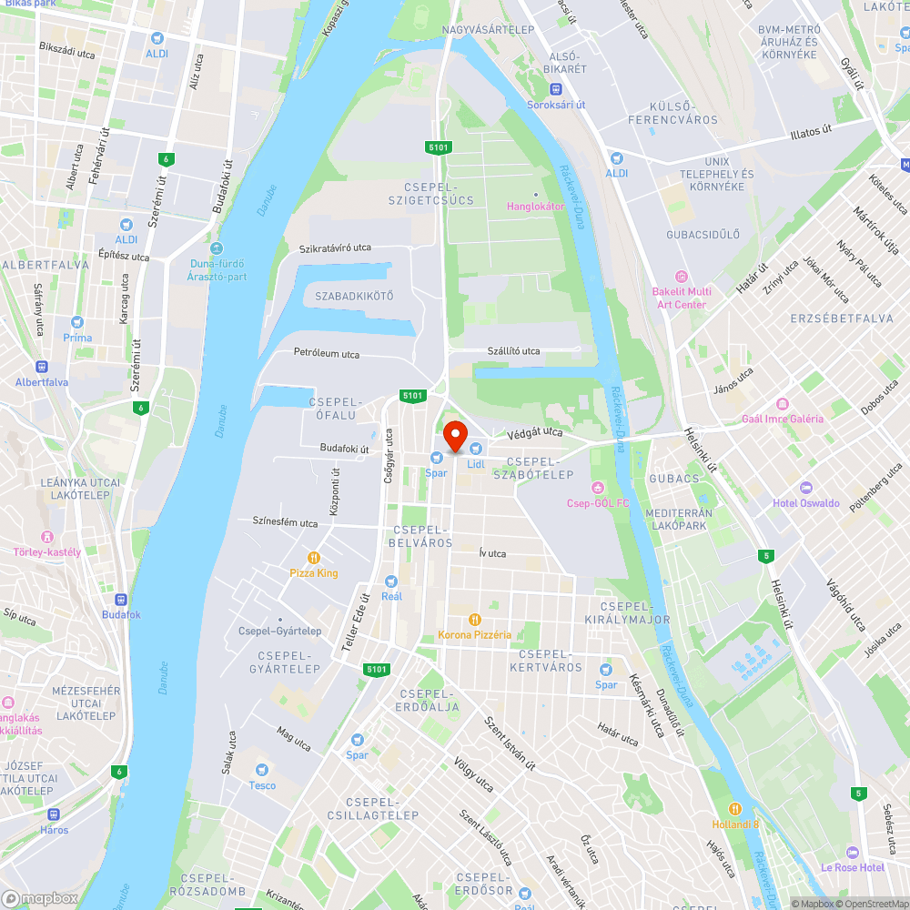 Megrongálódott Szalagkorlát bejelentés helye