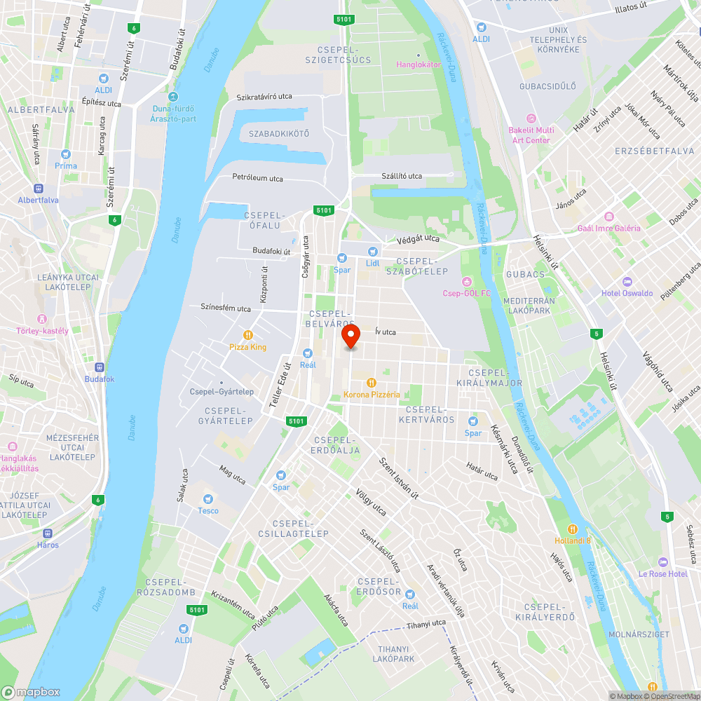 Eldugult Kanálisok - Táncsics Mihály utca bejelentés helye