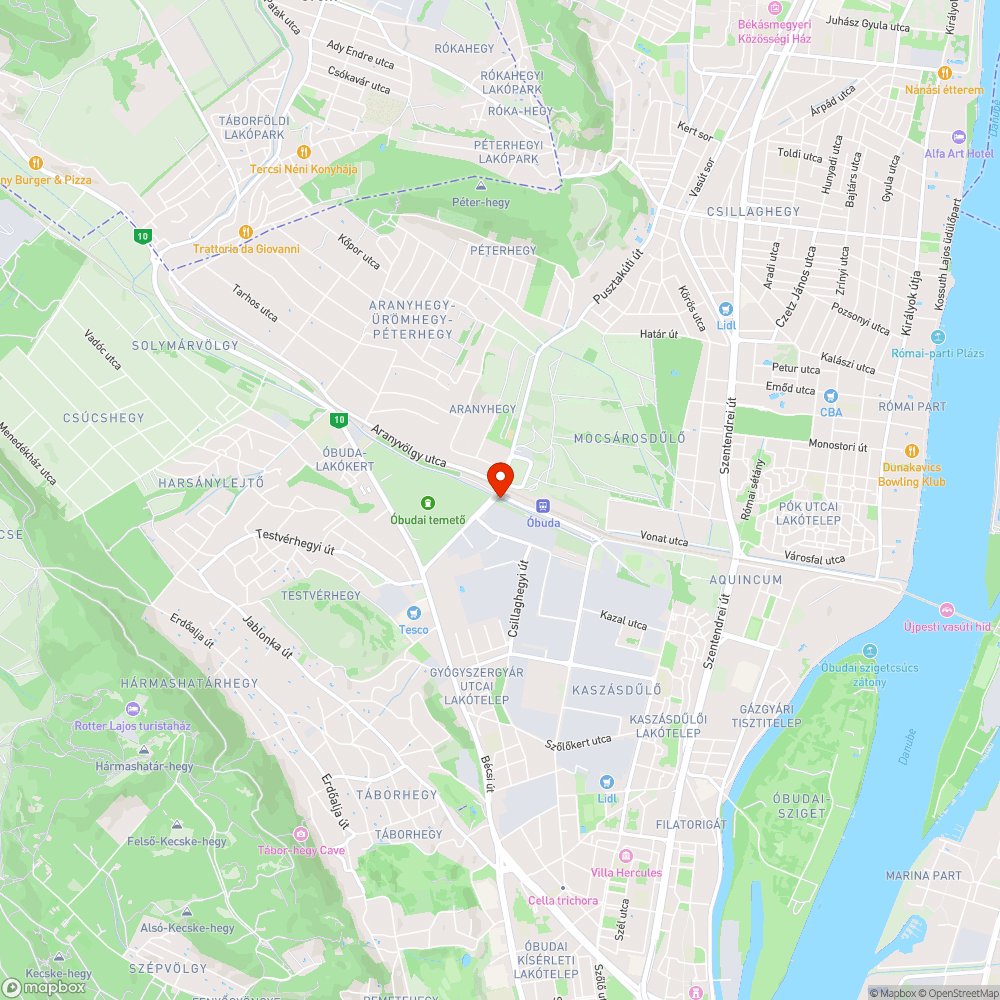 Nyitott akna bejelentés helye